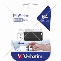 Կրիչ Verbatim Pin Stripe, 64GB, 490654