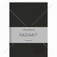 Օրատետր 2022 Канц-Эксмо Radiant, ամսաթվային, A6, 176 թերթ, սև, 466486